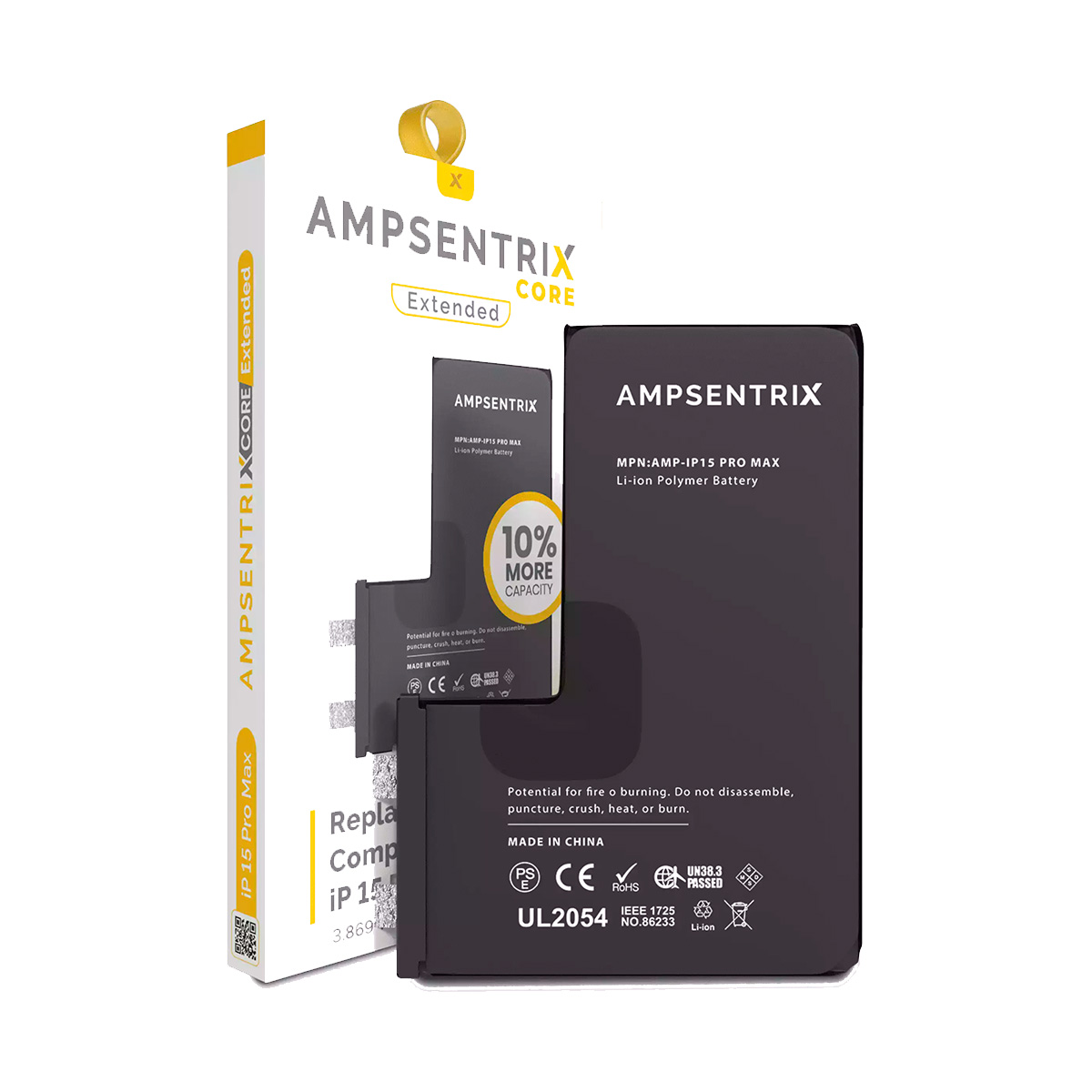 Bateria Ampsentrix Core Extended iPhone 15 Pro Max